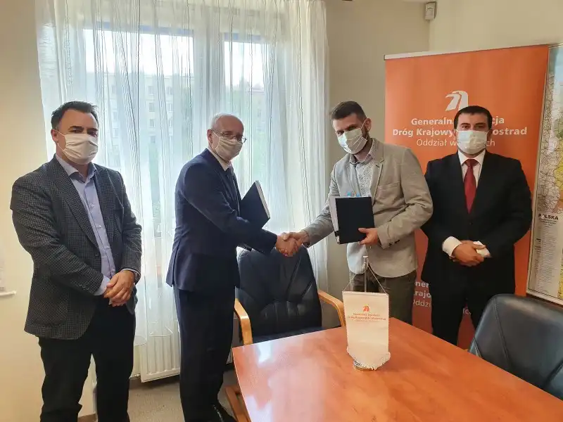 Construction of the Ostrowiec Świętokrzyski bypass – view 4