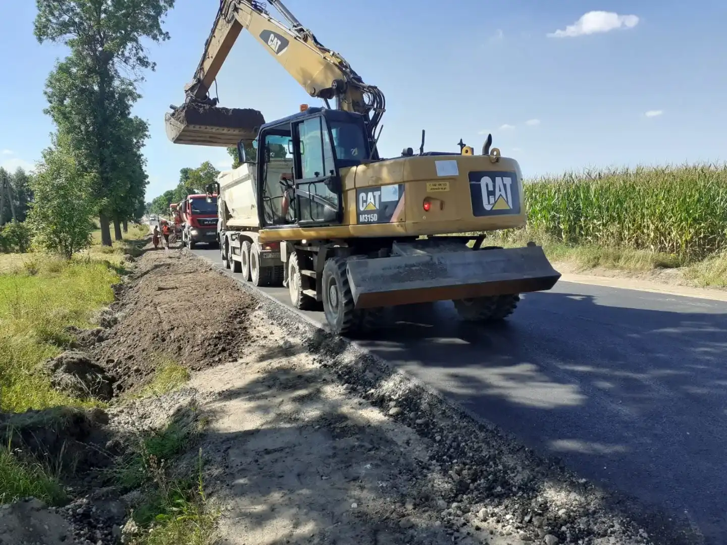 Maintenance of provincial road no. 740 Przytyk – view 2