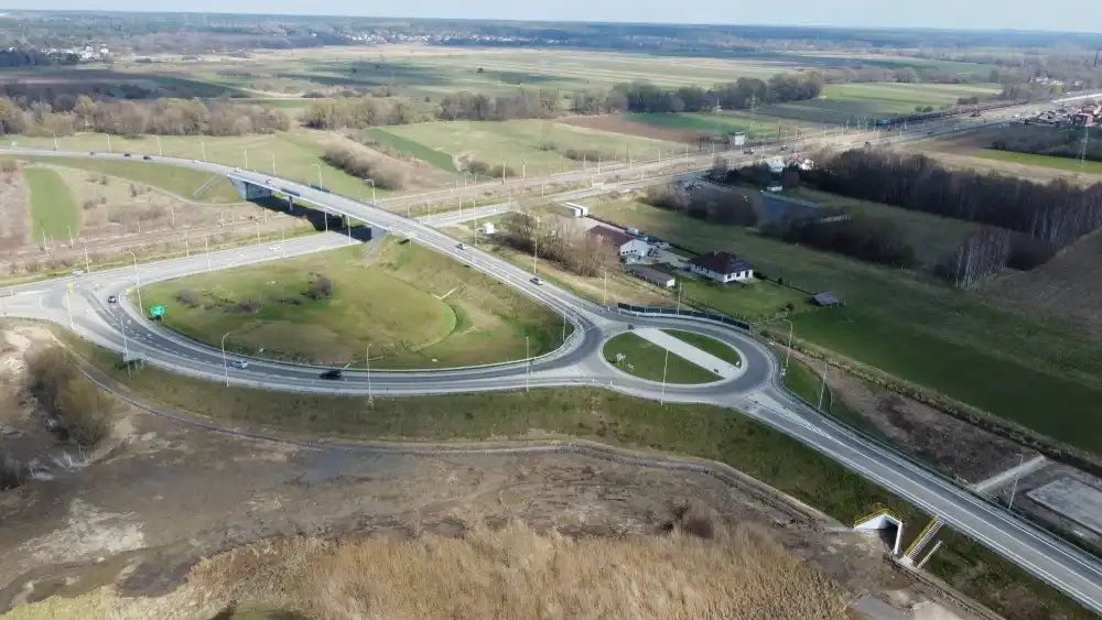 Construction of the Ostrowiec Świętokrzyski bypass – view 2