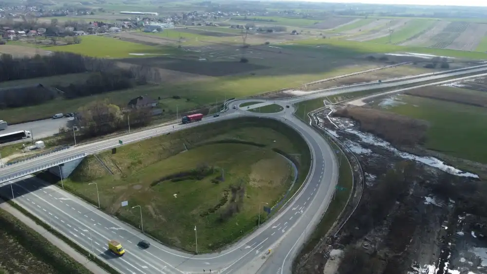 Construction of the Ostrowiec Świętokrzyski bypass – view 3