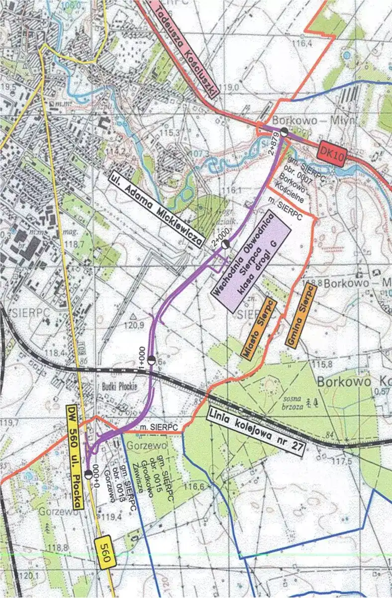 Construction of provincial road no. 560 Sierpc – view 4